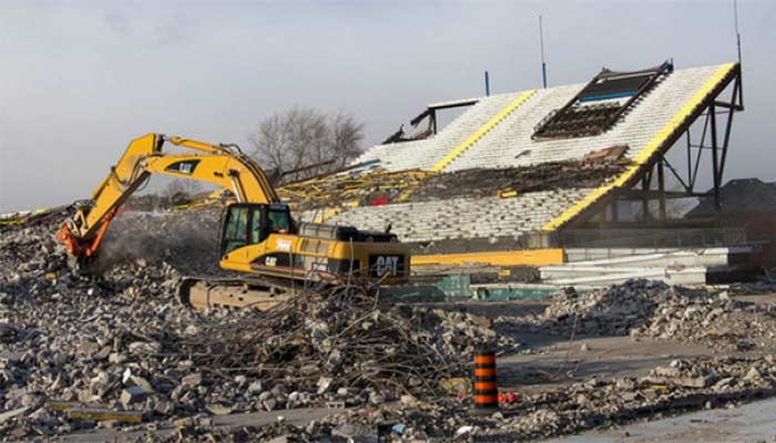 Stadium demolition